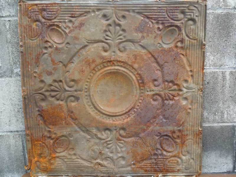 Antique 19���I�㔼�A1800�N��㔼 ���[���b�p�̃e�L�X�^�C�����̃u���L�̊Ŕ�1�AJunk�AWall Deco