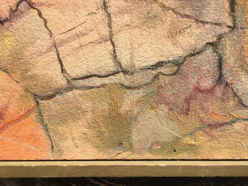 Vintage Abstract Oil Paint �r���e�[�W �A�u�X�g���N�g�Ȗ��G�A���ۉ�