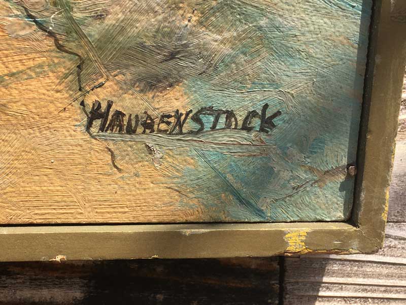 Vintage Abstract Oil Paint �r���e�[�W �A�u�X�g���N�g�Ȗ��G�A���ۉ�