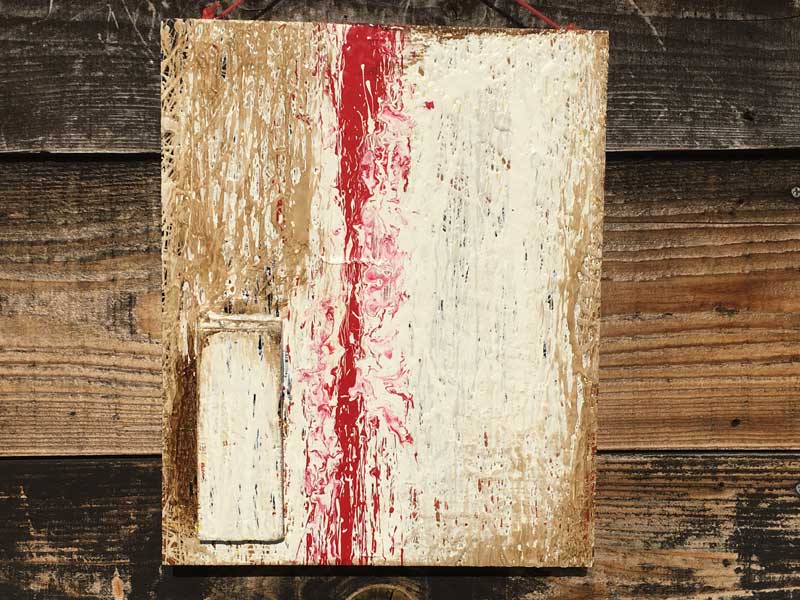 Vintage Abstract Oil Paint�@splash�@ �r���e�[�W �A�u�X�g���N�g�Ȗ��G�A���ۉ�