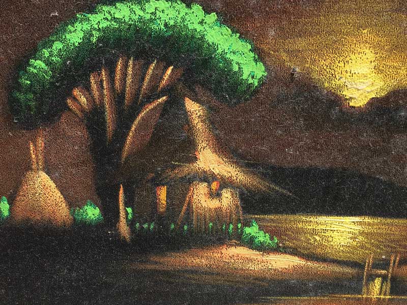 Vintage Air Brush Art �r���e�[�W�@�쉈���̃W�����O�����`���ꂽ�G�A�u���V�A�[�g