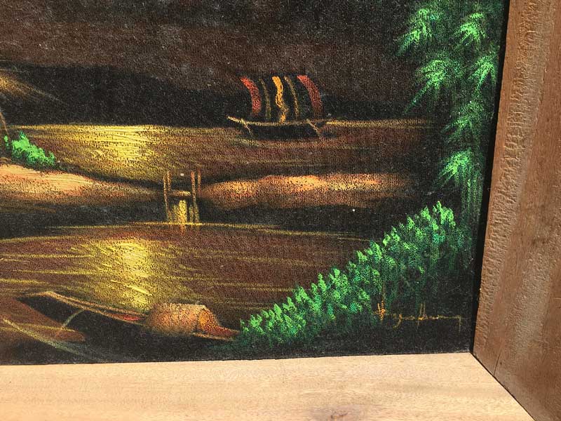 Vintage Air Brush Art �r���e�[�W�@�쉈���̃W�����O�����`���ꂽ�G�A�u���V�A�[�g