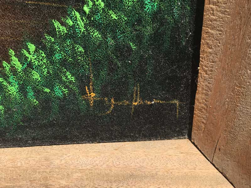 Vintage Air Brush Art �r���e�[�W�@�쉈���̃W�����O�����`���ꂽ�G�A�u���V�A�[�g