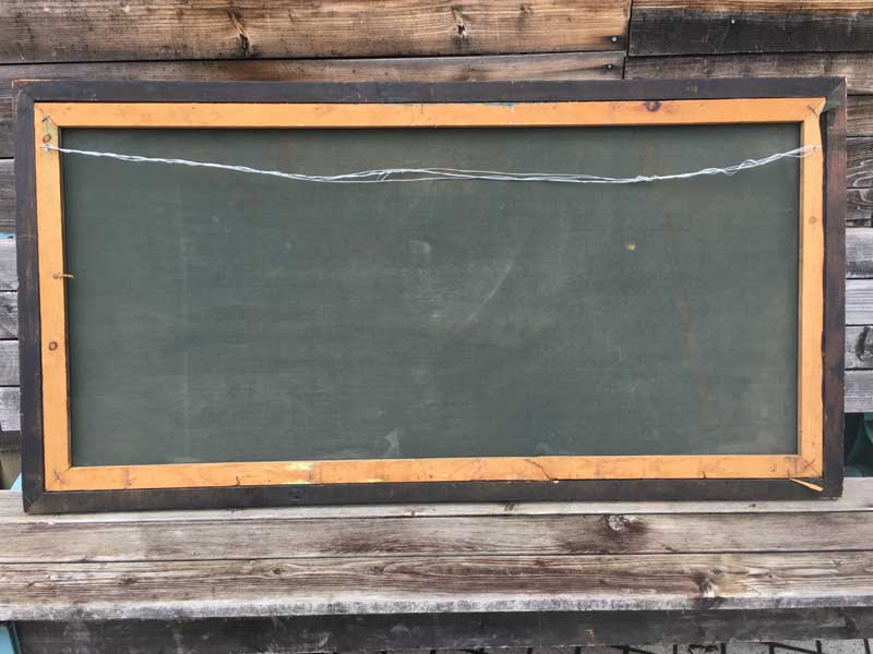 Vintage Air Brush Art �r���e�[�W�@�����[�W�T�C�Y �쉈���̑D�ƃW�����O���̃G�A�u���V�A�[�g