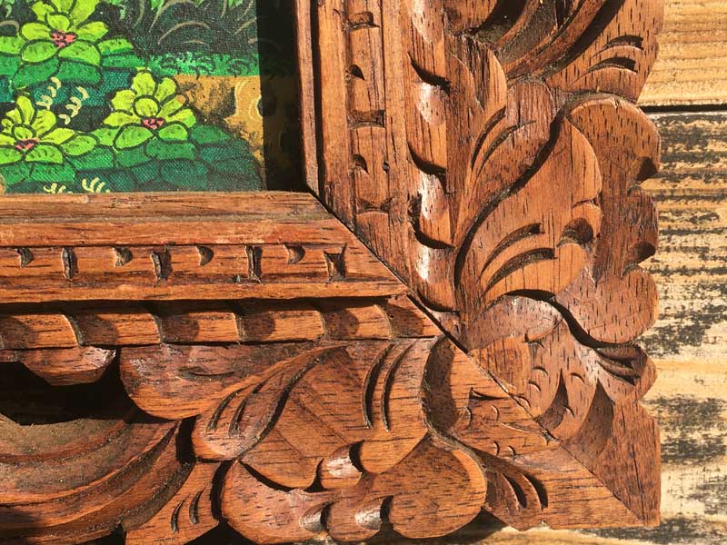 2040円 注文後の変更キャンセル返品 木彫り 彫刻画 インドネシア バリ島 ウブド アートまとめ売り