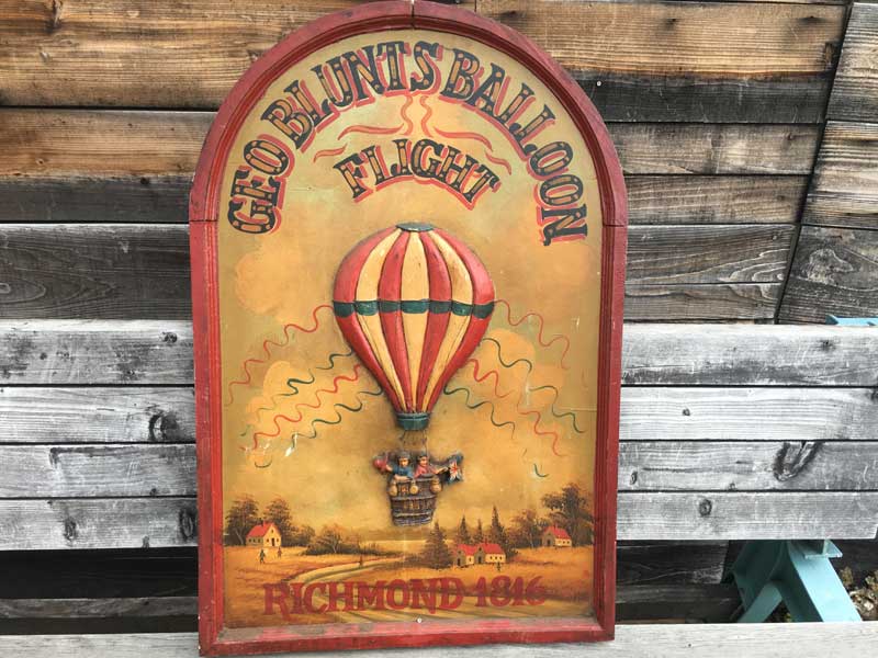 GEO BLUNTS BALLOON FLIGHT ���̓I�ȋC���D�A�o���[���̖ؐ��̃E�H�[���f�R�A�s���X�g���C�v