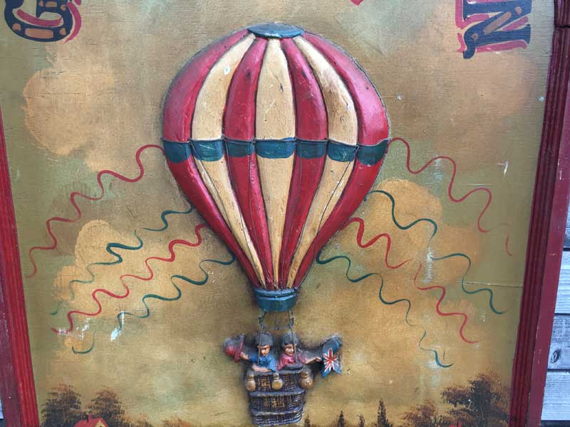 GEO BLUNTS BALLOON FLIGHT ���̓I�ȋC���D�A�o���[���̖ؐ��̃E�H�[���f�R�A�s���X�g���C�v