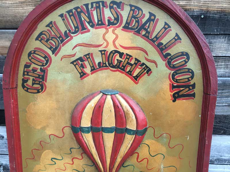 GEO BLUNTS BALLOON FLIGHT ���̓I�ȋC���D�A�o���[���̖ؐ��̃E�H�[���f�R�A�s���X�g���C�v