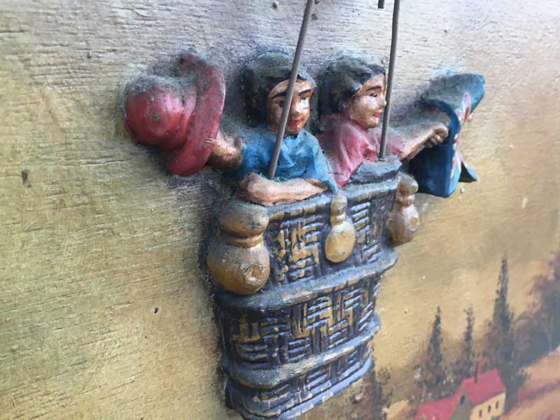 GEO BLUNTS BALLOON FLIGHT ���̓I�ȋC���D�A�o���[���̖ؐ��̃E�H�[���f�R�A�s���X�g���C�v