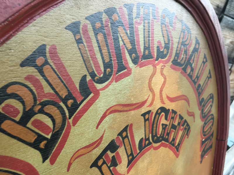 GEO BLUNTS BALLOON FLIGHT ���̓I�ȋC���D�A�o���[���̖ؐ��̃E�H�[���f�R�A�s���X�g���C�v