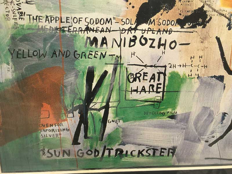 Basquiat Pop Art /�o�X�L�A �|�b�v�A�[�g �|�X�^�[ �z���}�b�g�����@�X�`�[�����t���[���t