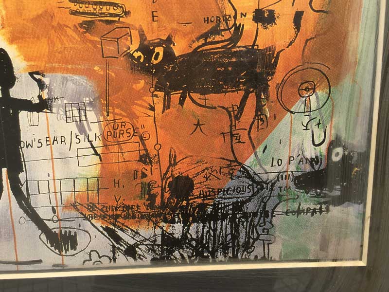 Basquiat Pop Art /�o�X�L�A �|�b�v�A�[�g �|�X�^�[ �z���}�b�g�����@�X�`�[�����t���[���t