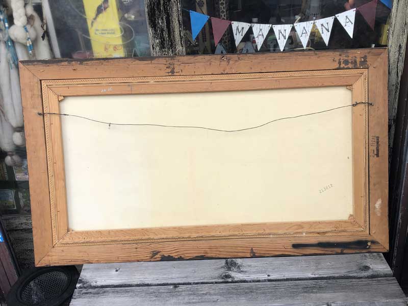 US Vintage�AAntique Art/Hardcore Ocean �A�n�[�h�R�A�ȋɊ��̊C�̊G�A���G 