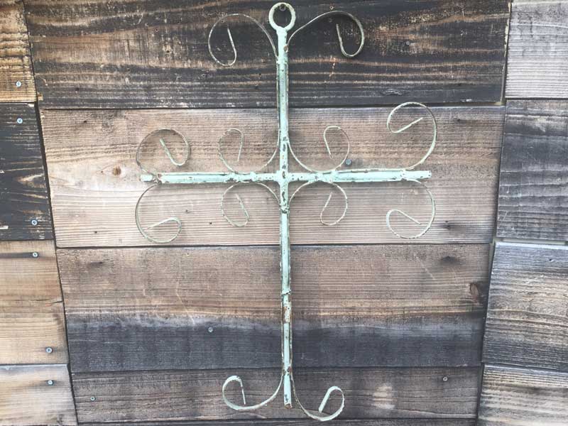 Vintage Used Iron Cross、ビンテージ アイアンクロスのウォールデコ