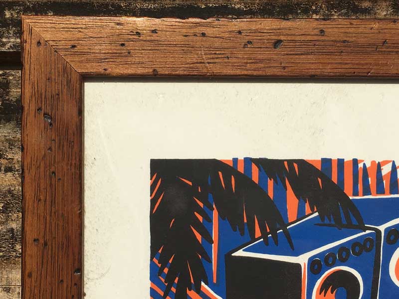 Kads Miida/ Flamin' Go SILK SCREEN PRINT �J�b�Y �~�C�_ �V���N�X�N���[���@�V���A���i���o�[��