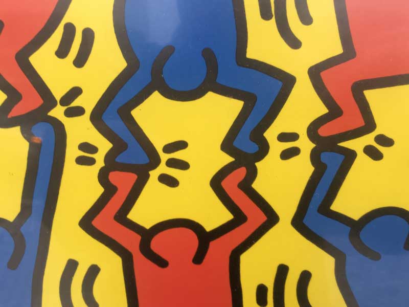 Vintage Keith Haring Pop Art/�L�[�X�w�����O �|�b�v�A�[�g �h�C�c�� �v�����g