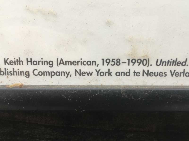 Vintage Keith Haring Pop Art/�L�[�X�w�����O �|�b�v�A�[�g �h�C�c�� �v�����g