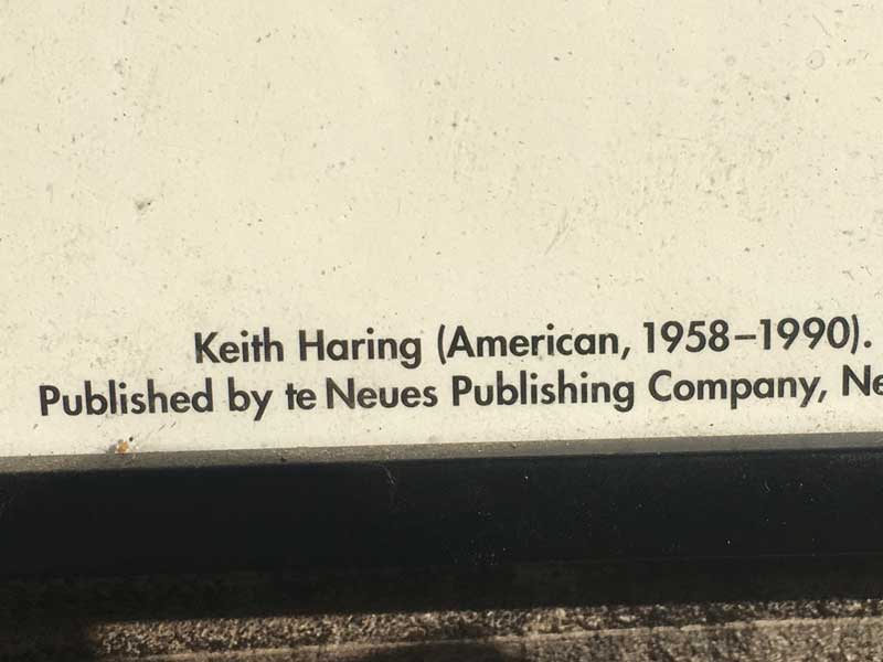 Vintage Keith Haring Pop Art/�L�[�X�w�����O �|�b�v�A�[�g �h�C�c�� �v�����g