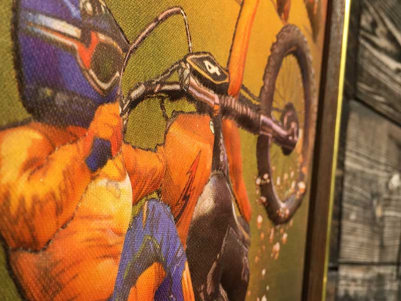 Vintage Motorcycles 3D Art�A���̓I�ȃ��g�N���X�o�C�N�A���[�T�[�̃E�H�[���f�R�A�A�[�g