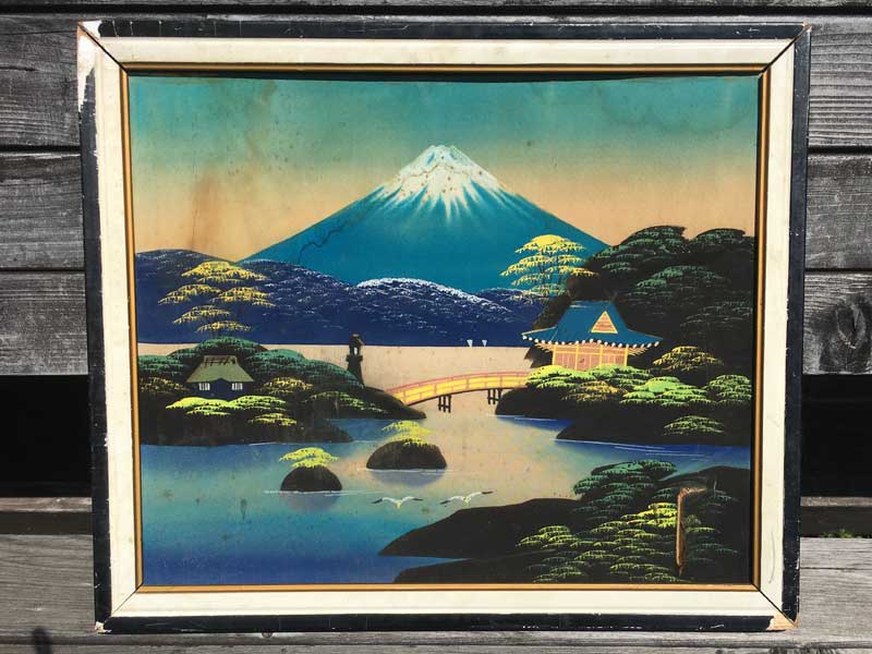 1957's Vintage Mount FUJI�A1957�N �x�m�R�̃A�N�����G��̓��{��