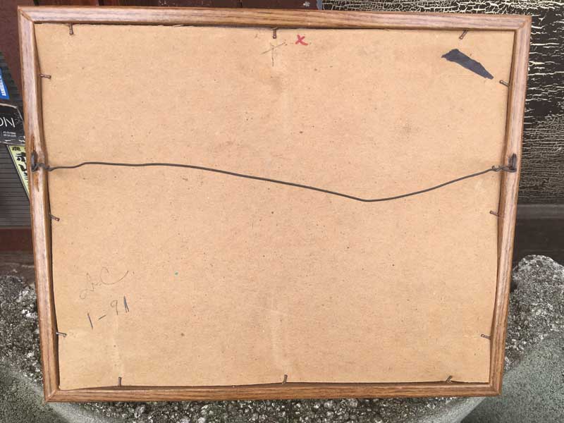 Vintage Used Needle Craft Art�AHome�@Wall Deco �j�[�h���N���t�g ��|�A�[�g �c�ɂ̉Ƃ̃E�H�[���f�R