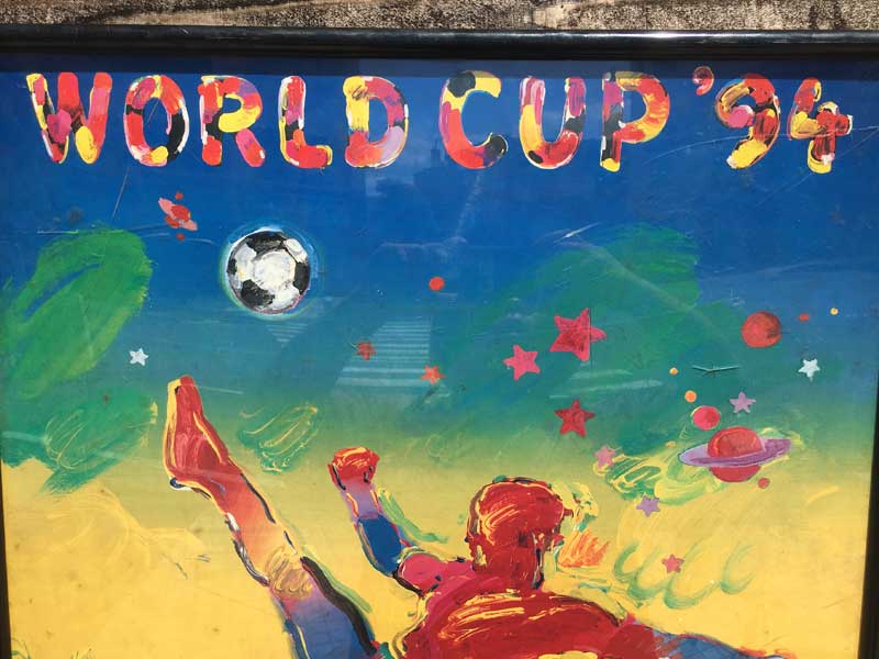 Peter Max/World Cup USA 94 �s�[�^�[�}�b�N�X 94�N �A�����J�J�Ẫ��[���h�J�b�v �z���� �|�X�^�[