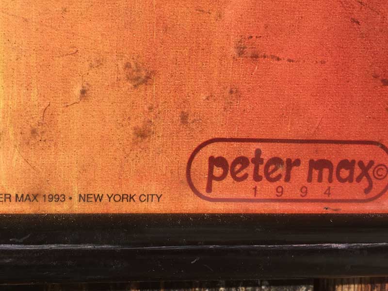 Peter Max/World Cup USA 94 �s�[�^�[�}�b�N�X 94�N �A�����J�J�Ẫ��[���h�J�b�v �z���� �|�X�^�[