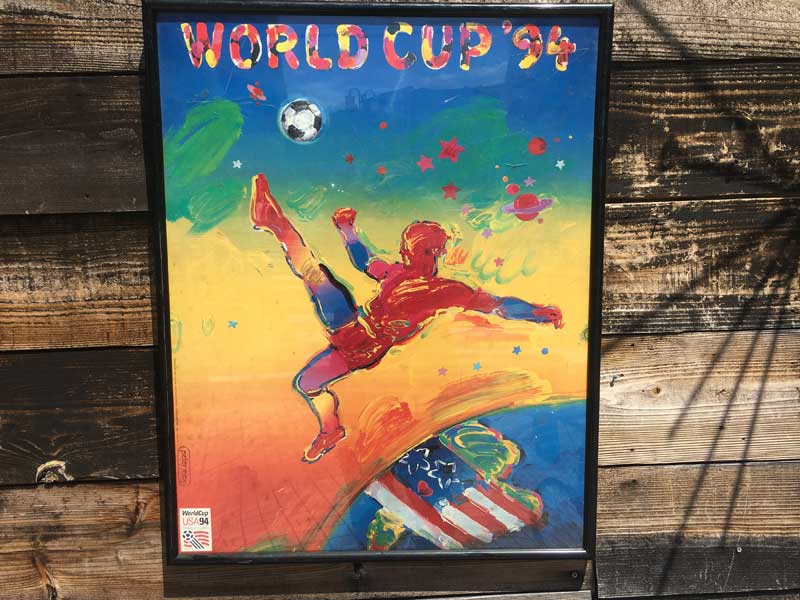Peter Max/World Cup USA 94 �s�[�^�[�}�b�N�X 94�N �A�����J�J�Ẫ��[���h�J�b�v �z���� �|�X�^�[