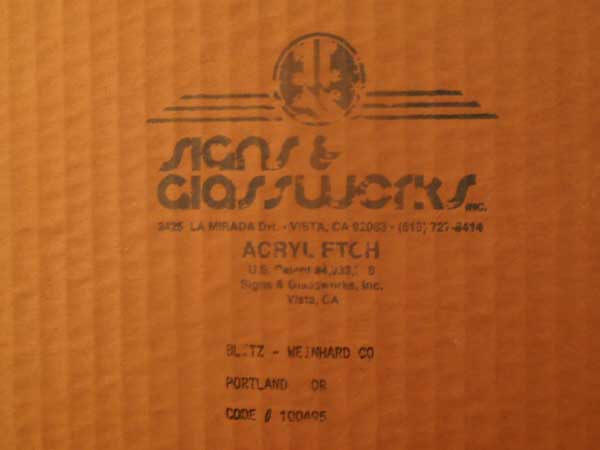 Vintage Deadstock Pub Mirror BLUE BOAR ALE�A�r���e�[�W�@�f�b�g�X�g�b�N�p�u�~���[