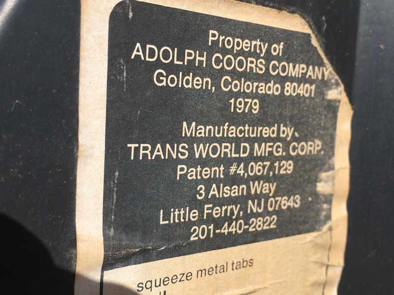 Vintage Pub Mirror Coors American's Fine Light Beer �A�r���e�[�W �N�A�[�Y�̓d���p�u�~���[