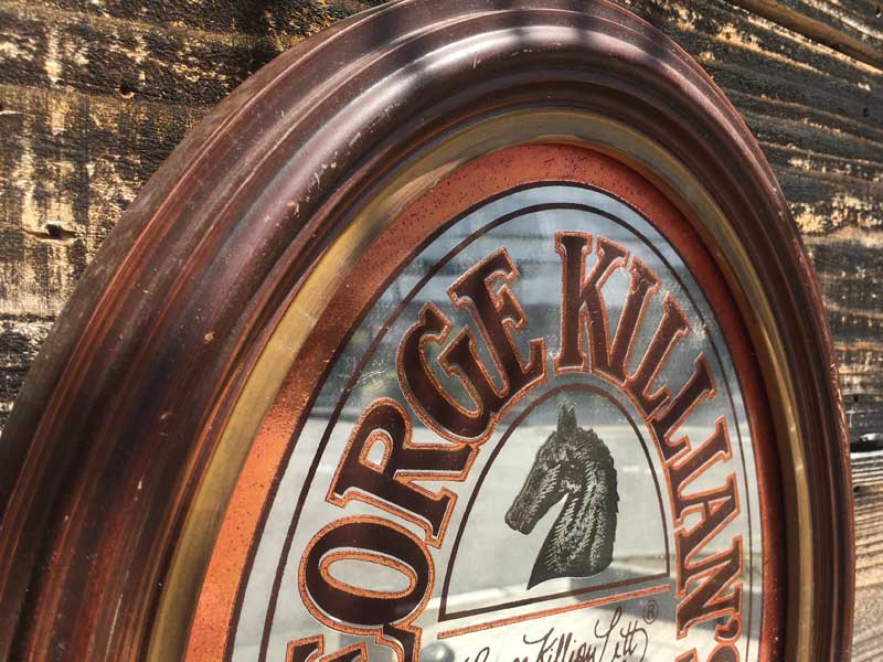 Vintage Pub Mirror GEORE KILLIAN'S IRISH RED�A�r���e�[�W �n�̃A�[�g���[�N�̃p�u�~���[