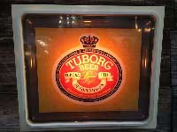 Vintage Pub Mirror TUBORG BEER 、ビンテージ ツボルグの電飾パブミラー、デンマーク 北欧
