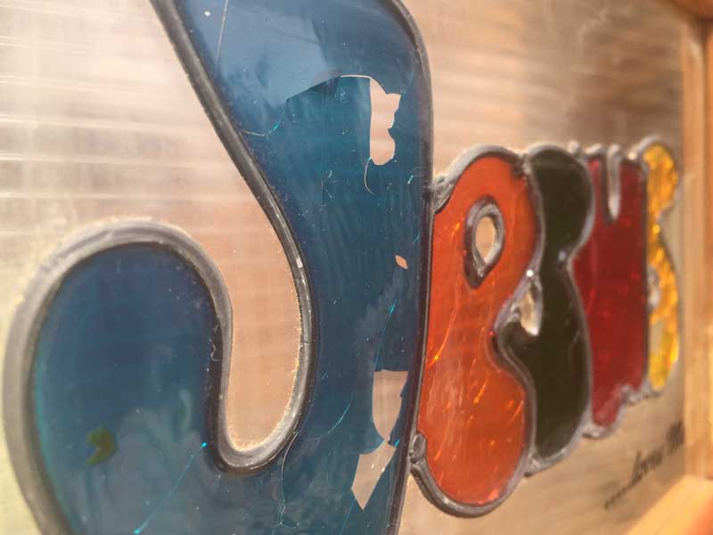 Vintage Used �X�e���h�O���X Jesus loves me!! ���������