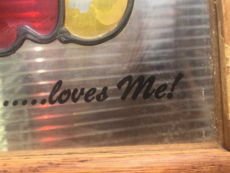 Vintage Used �X�e���h�O���X Jesus loves me!! ���������