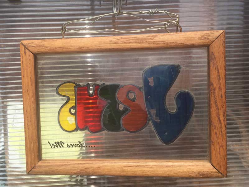 Vintage Used �X�e���h�O���X Jesus loves me!! ���������