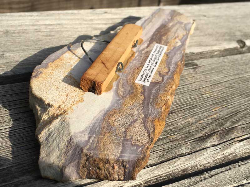 Antique�AVintage Handpaint SandStone Art�A�r���e�[�W �X�g�[�� �A�[�g�A�V�R�΂̎菑���̃A�[�g