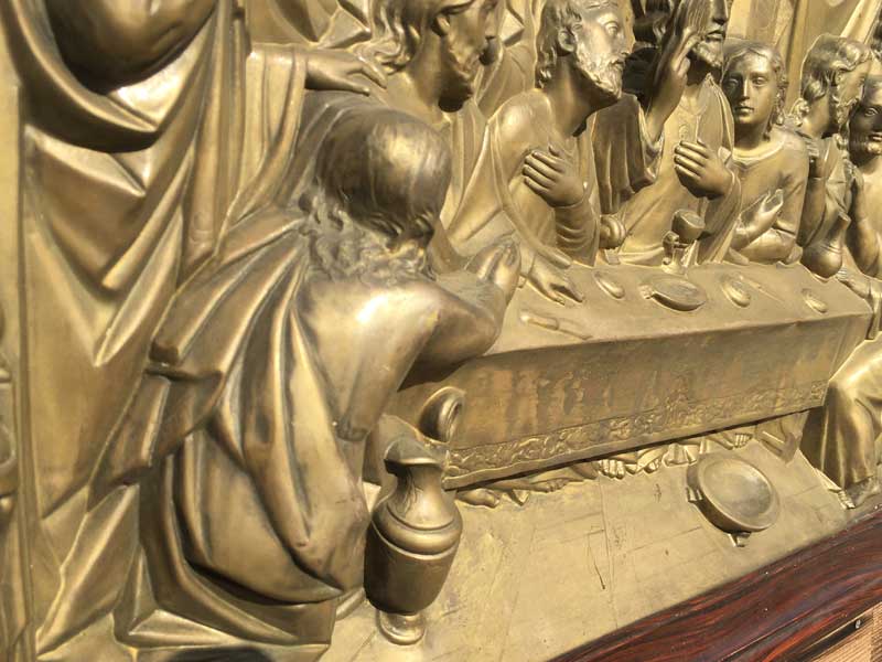 Vintage Wall Deco Art The Last Supper ビンテージ ウォールデコ 立体的な最後の晩餐