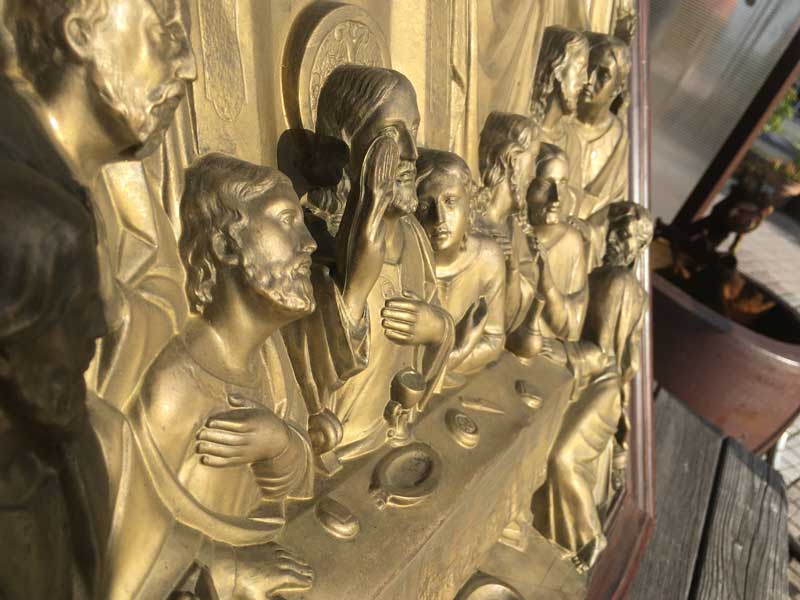 Vintage Wall Deco Art The Last Supper ビンテージ ウォールデコ 立体的な最後の晩餐