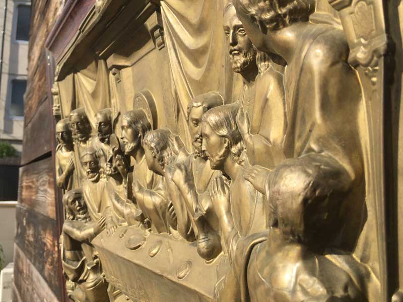 Vintage Wall Deco Art The Last Supper ビンテージ ウォールデコ 立体的な最後の晩餐