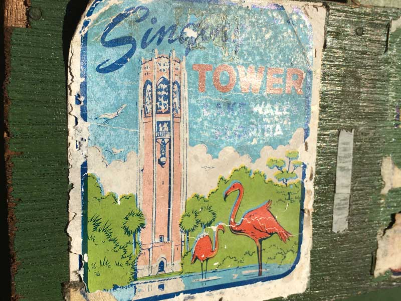 Vintage US Souvenir Decals�A1940�N��`1950�N�� �r���e�[�W �y�Y���̃X�e�b�J�[�{�[�h