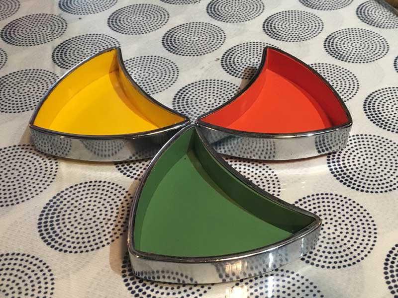 Antique�AVintage�AStacking Ashtray �r���e�[�W �����~����x���^���̃X�^�b�L���O�D�M 3�� set�A�ԁA���A��