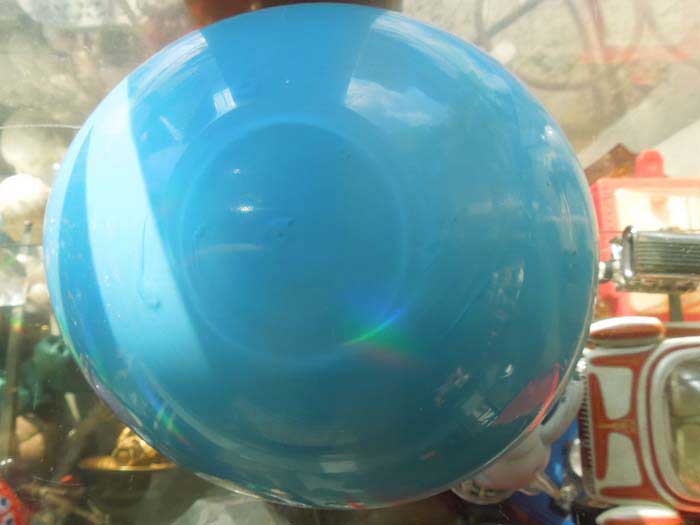 Antique Murano Glass Ashtray/1960�N�� �����m�K���X �D�M Sax x White x Gold �C�A