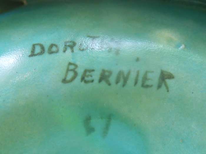 Vintage Pottery Turquoise Ashtray/�r���e�[�W ���퐻�̃^�[�R�C�Y�F�̊D�M
