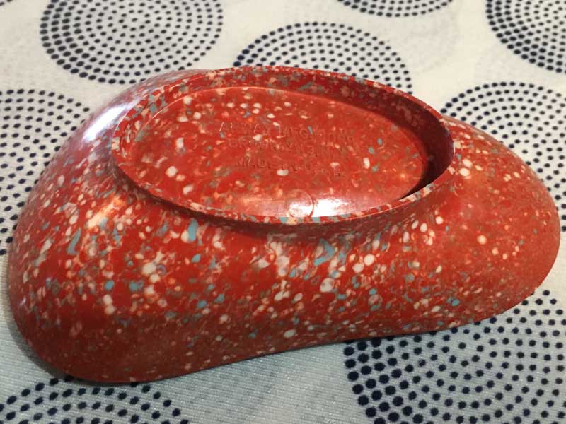 Antique�AVintage�AARWAY Ashtray �����~���� �}�[�u���͗l �A���E�G�C�̃u�[�������^�̊D�M 