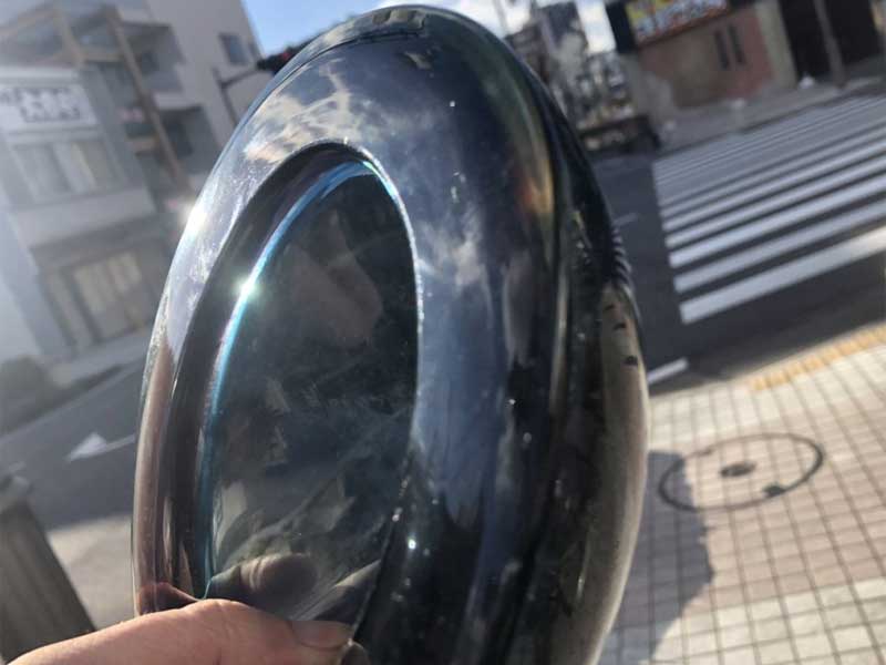 Antique Murano Glass Heavy Wight Ashtray/ビンテージ ムラノガラス 灰皿 Dark Green x Sax x Pink