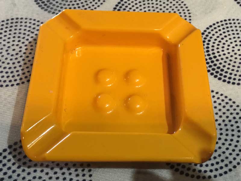 Antique�AVintage�AStacking Ashtray �r���e�[�W �����~�����̃X�^�b�L���O�D�M 4�� set Yellow