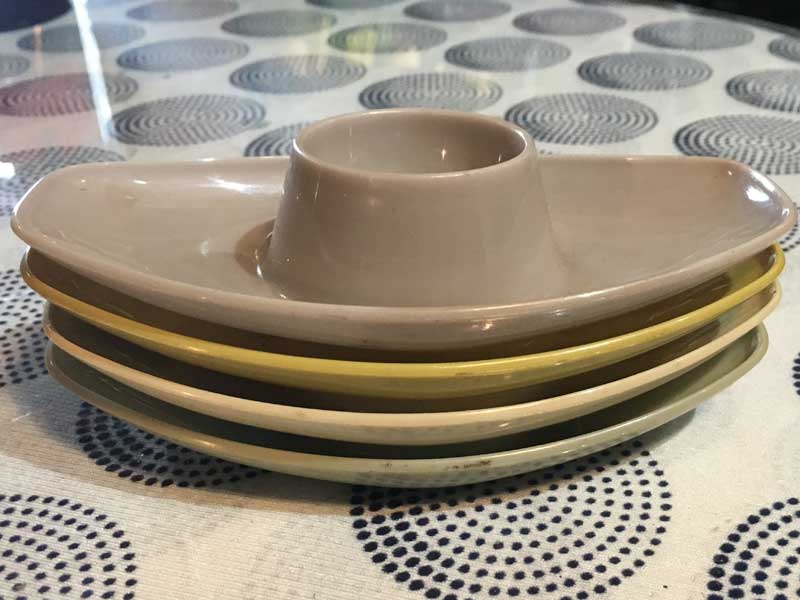 Antique�AVintage�AValon egg stand �r���e�[�W �����~�����@���@�����@�G�b�O�X�^���h 4�� set�A�D�M