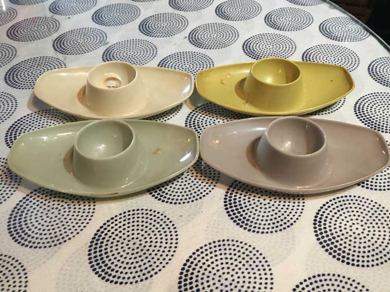 Antique�AVintage�AValon egg stand �r���e�[�W �����~�����@���@�����@�G�b�O�X�^���h 4�� set�A�D�M