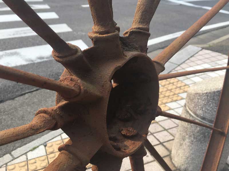 Antique Iron Big Wheel 1920�`1930�N�� �A���e�B�[�N�@������̃A�C�A���z�C���A��ԗ�