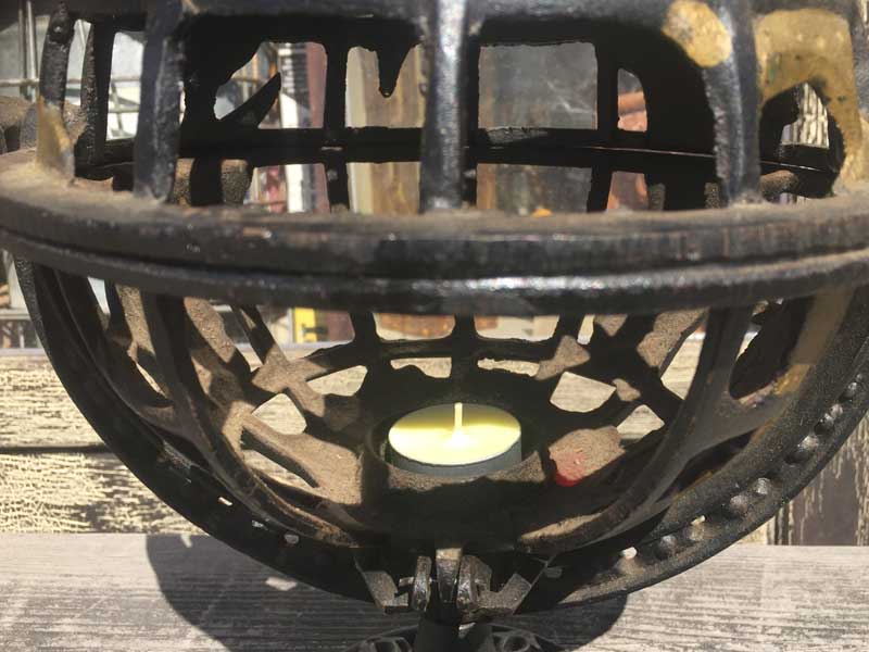 Antique Candle Stand Glove/�A���e�B�[�N �A�C�A�������̒n���V�^�̃L�����h���X�^���h